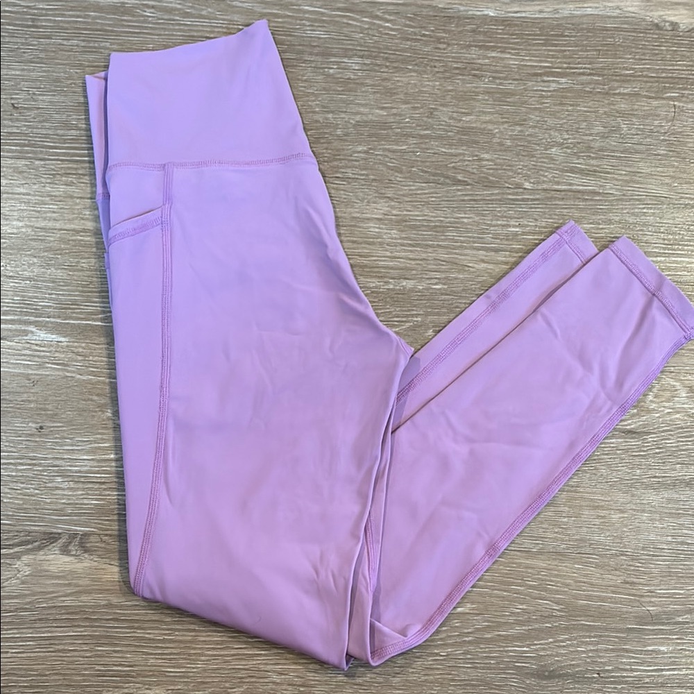 Women’s mauve leggings with pockets